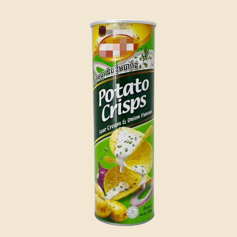 Paper can for snack