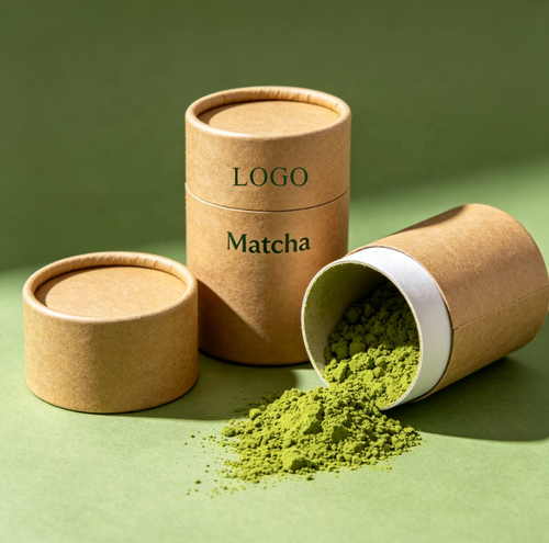 Paper Can for Matcha Packaging Tea or Coffee Packaging Can