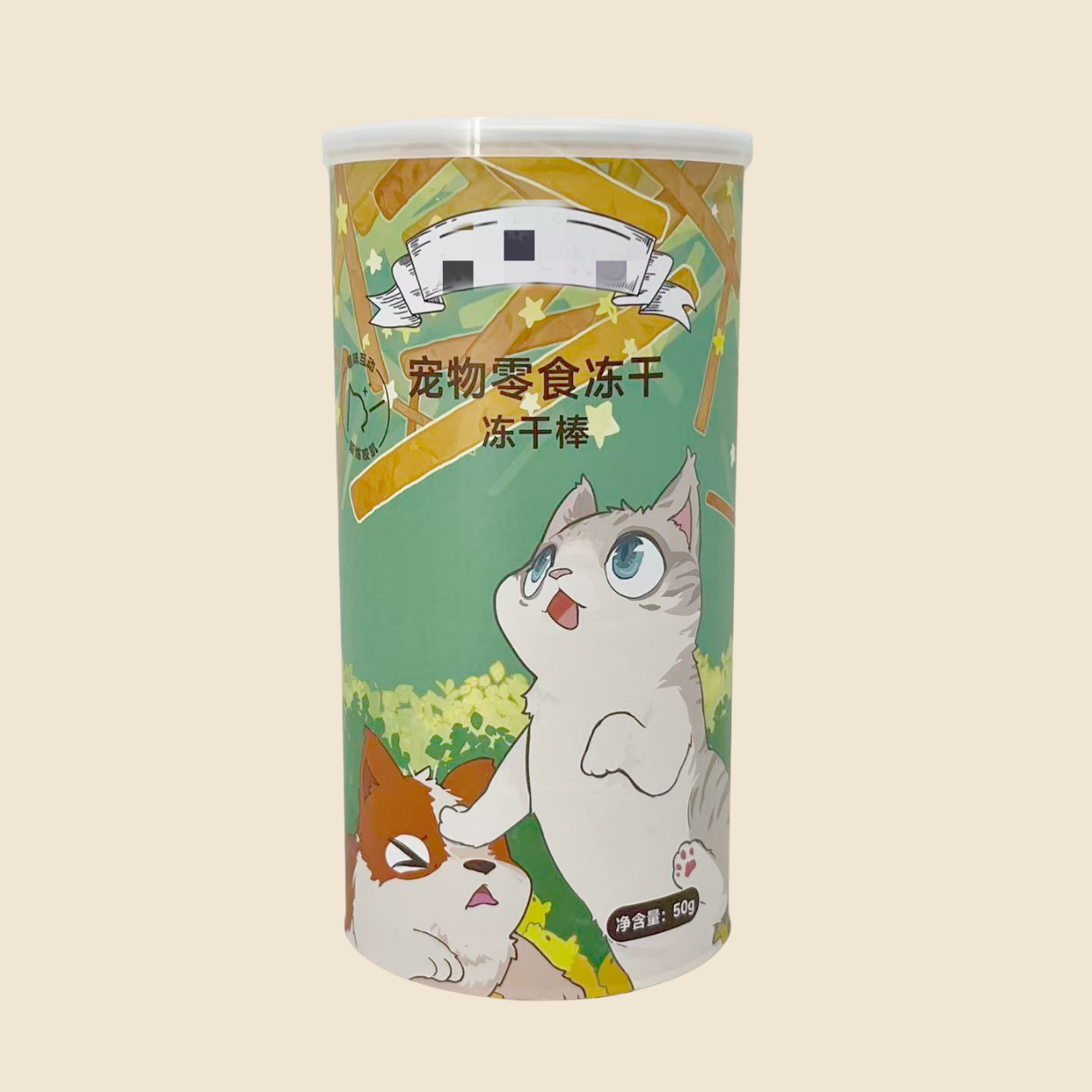 Paper can for pet food
