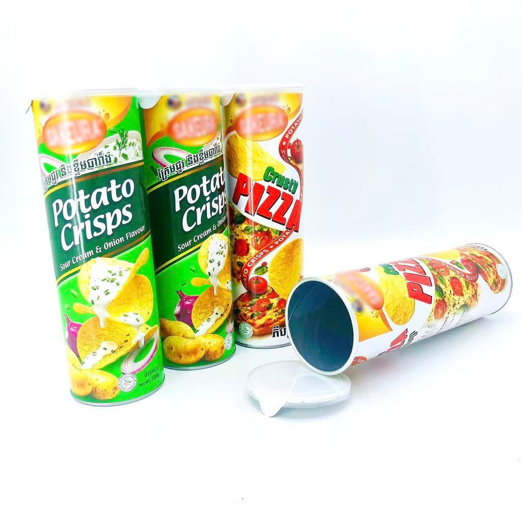 Hank Paper Can for Chips or Snacks