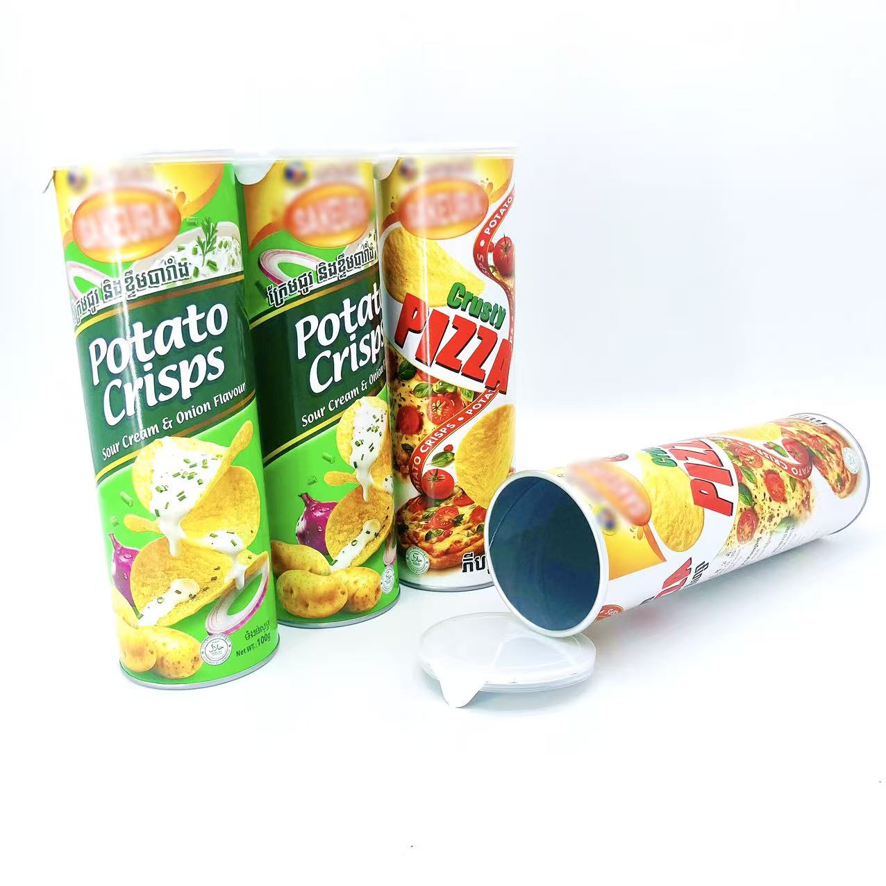 Hank Paper Can for Chips or Snacks