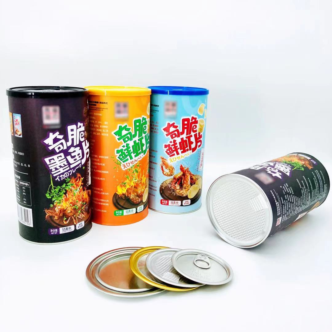Snack Food Paper Can