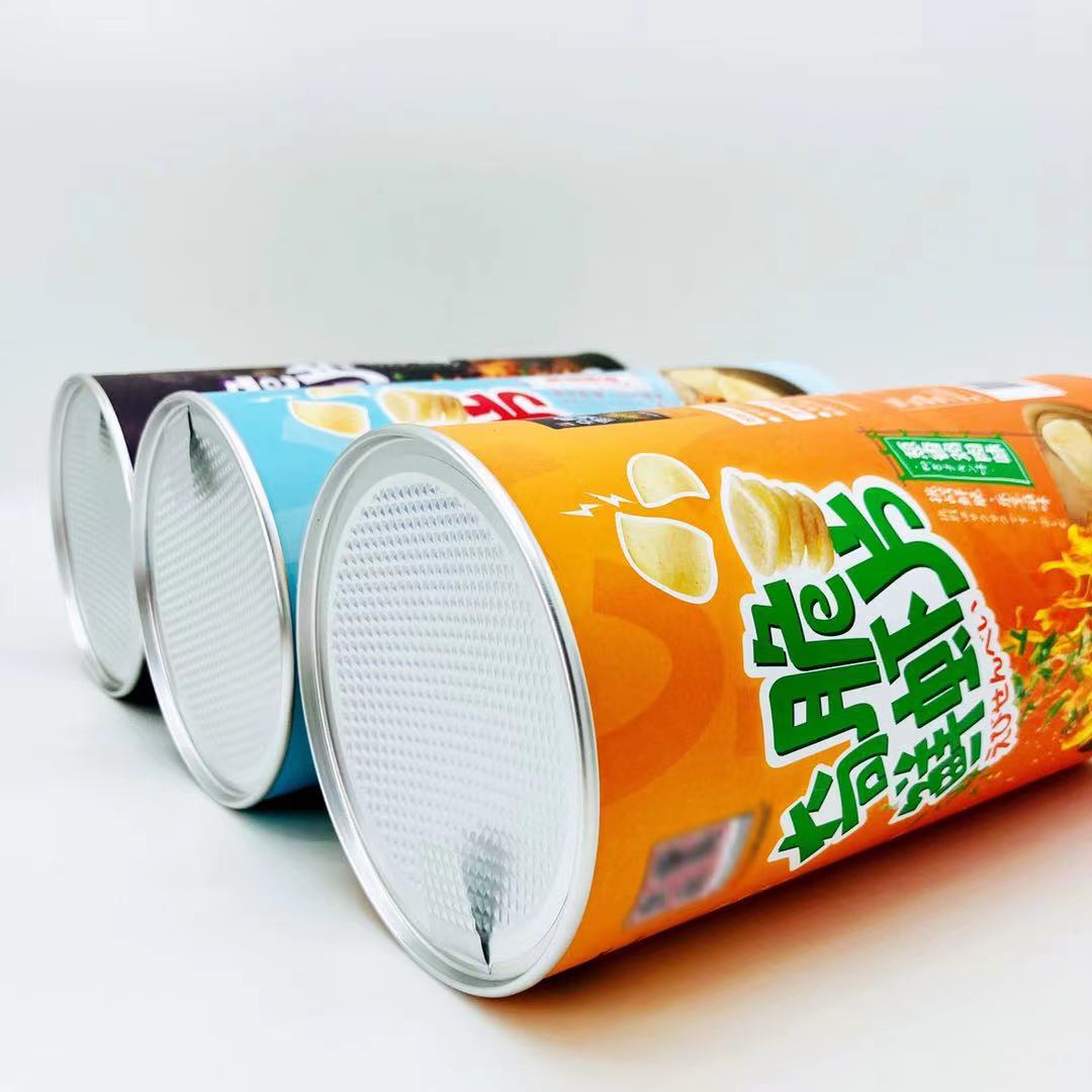 Snack Food Paper Can